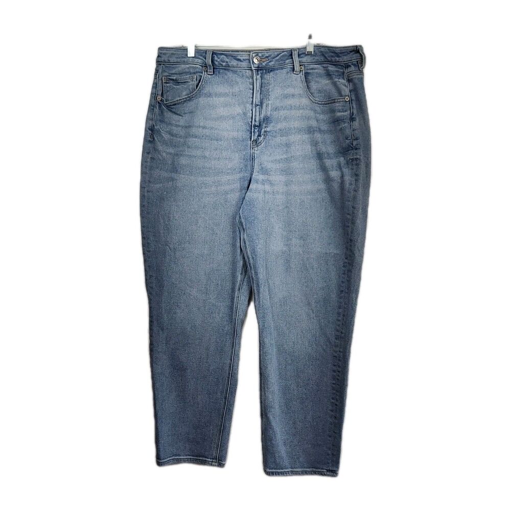 American Eagle‎ women's stretch jeans, size 18, tapered leg, medium wash blue